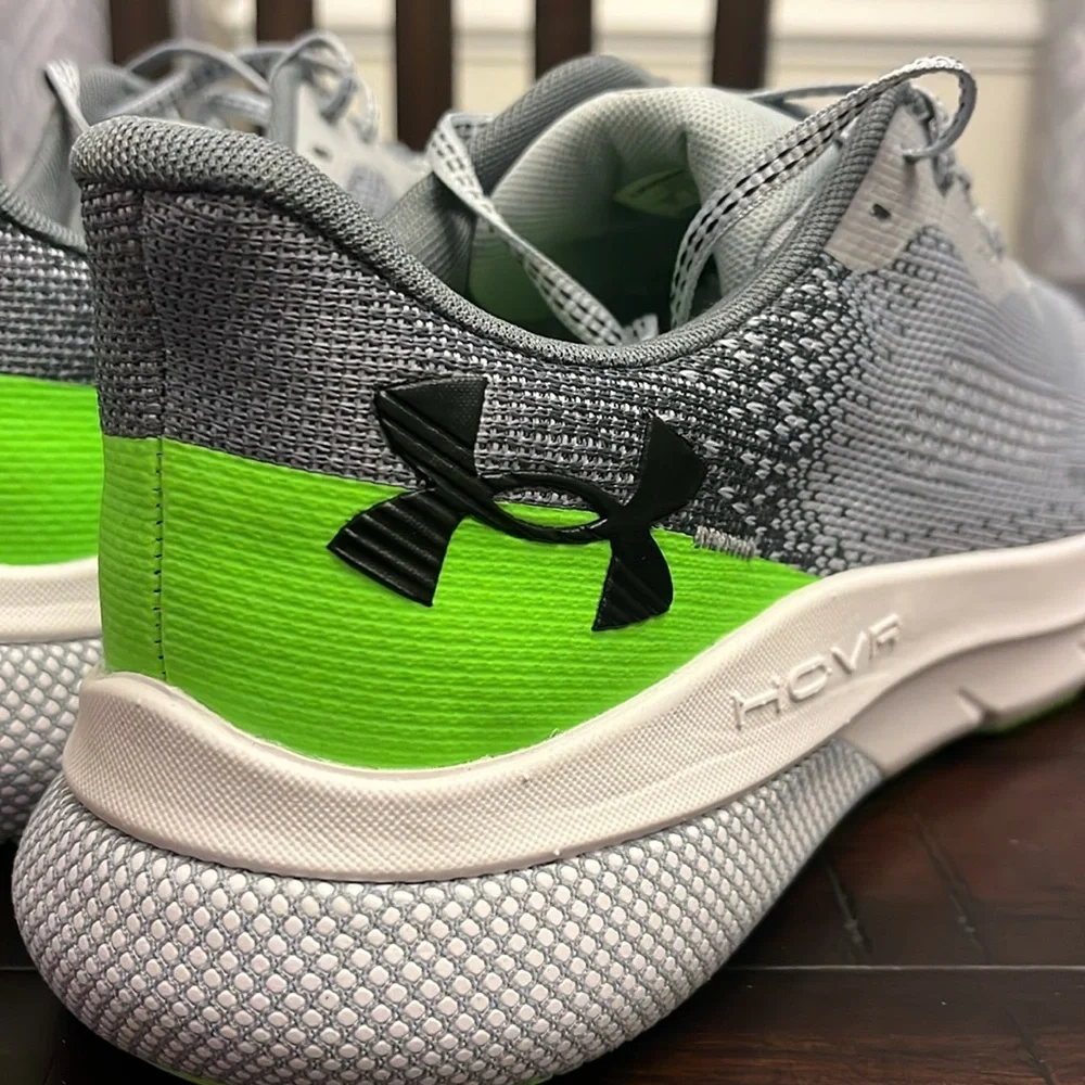 Under Armour UA HOVR Turbulence 2 Shoes Sneakers new gray green Mens Size 11.5